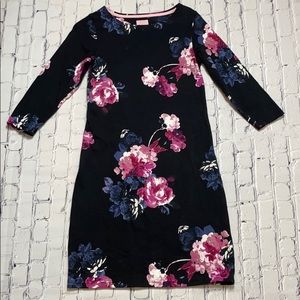 Joules Black Floral Dress